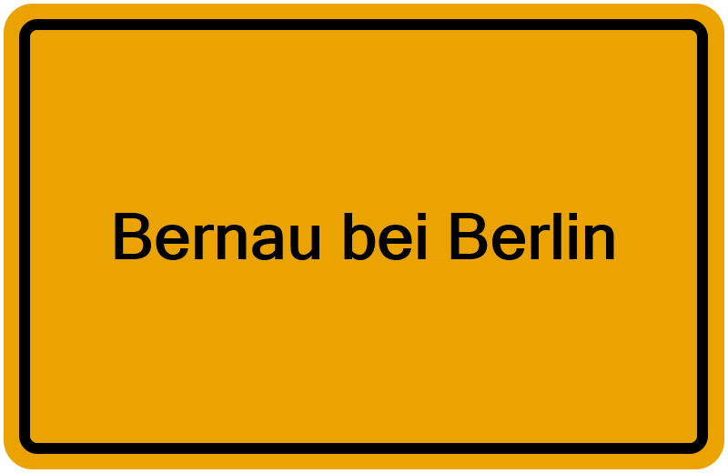 Handelsregisterauszug Bernau bei Berlin